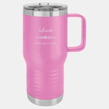 Polar Camel Vacuum Light Purple Insulated Travel Mug with Slider Lid, 20oz